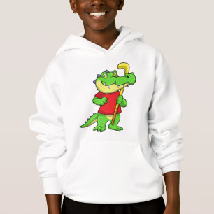 Camiseta Crocodilo no hóquei em campo com Stick