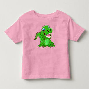 Camiseta Crocodilo Sorridente Cartoon-64836