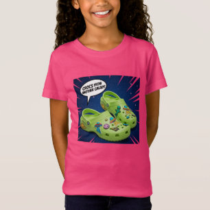 Camiseta Crocs de Outra Galáxia, por Natasha Us