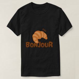 Camiseta Croissant 🥐 bom dia 