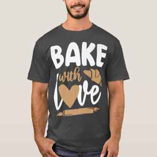 Camiseta Croissant de Pino Rolante de Baking assar