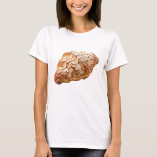Camiseta Croissant Fresco de Amêndoa Pão Francês