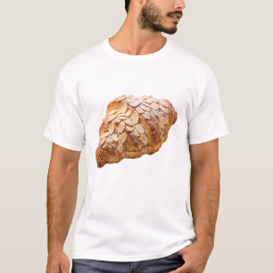 Camiseta Croissant Fresco de Amêndoa Pão Francês