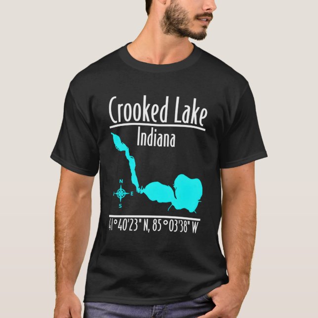 Camiseta Croked Lake Indiana (Frente)