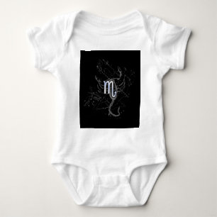 Camiseta Cromo como Scorpio Zodiac Símbolo em Hevélio