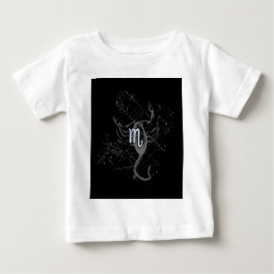 Camiseta Cromo como Scorpio Zodiac Símbolo em Hevélio