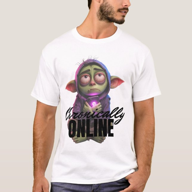 Camiseta Crônicamente Online (Frente)