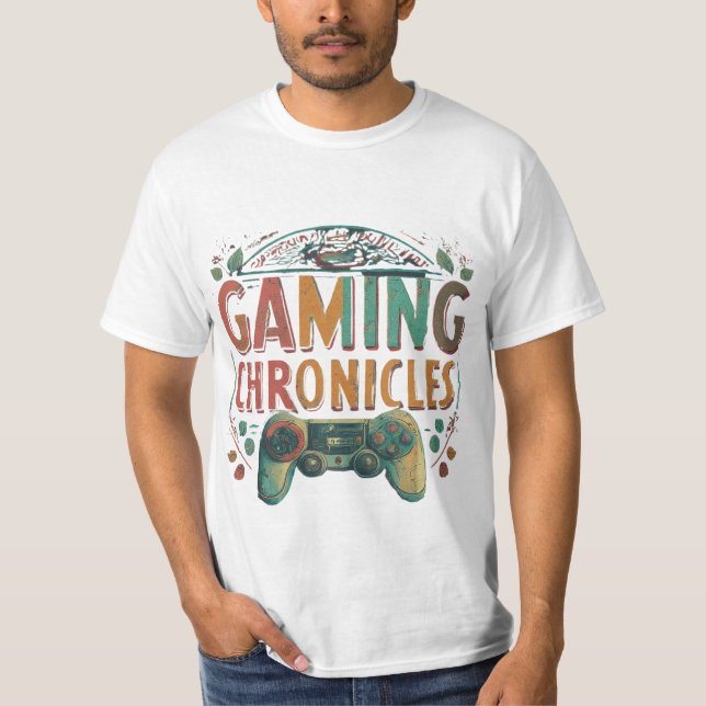 Camiseta Crônicas de jogos (Frente)