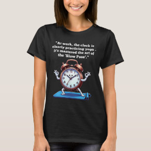 Camiseta Crônicas de Observação do Relógio de Piadas do Dia
