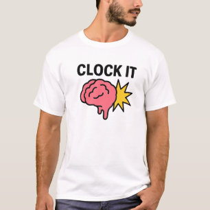 Camiseta Cronometre isso Meme de podridão cerebral