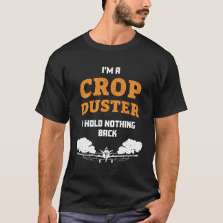 Camiseta Crop Duster Sarcástico Adulto Humor Engraçado Fart