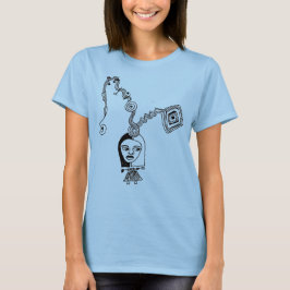 Camiseta Cropped Boxy de Música Mod Doodle