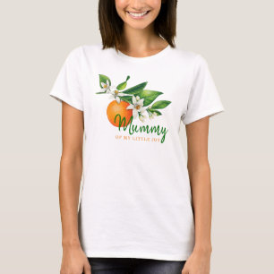 Camiseta Cropped Mama Little Cutie Citrus Baby Sho