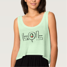 Camiseta cropped Rir à Beça
