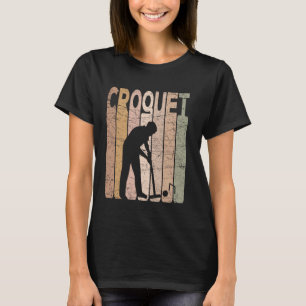 Camiseta Croquet Croquet Player Retro Croquet Lover