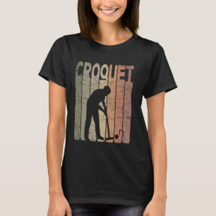 Camiseta Croquet Croquet Player Retro Croquet Lover