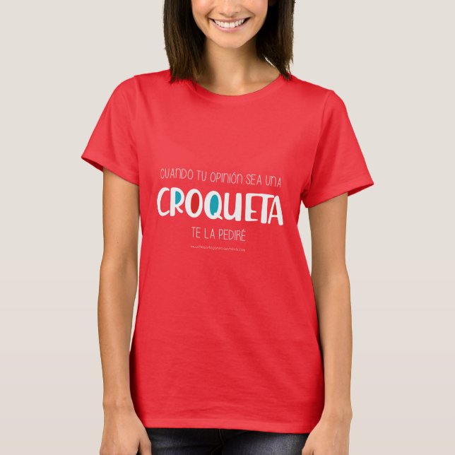 Camiseta Croqueta (Frente)