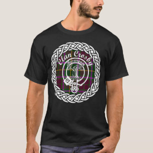 Camiseta Crosby Surname sobrenome Scottish Tartan Clan Cres