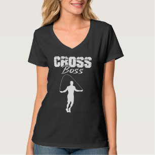 Camiseta Cross Boss Ponderado Salto Corda Dupla-Holandesa