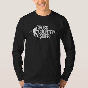 Camiseta Cross Country Skier Legal Winter Sport Tee Snow Me