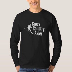 Camiseta Cross Country Skier Legal Winter Sport Tee Snow Me