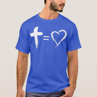 Camiseta Cross is Equals to Love  Cross Heart Brush