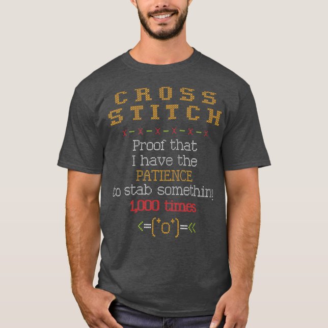 Camiseta Cross Stitch  Gifts for Cross Stitchers (Frente)