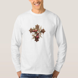 Camiseta Cross with Doves – Christian Faith Inspirational D