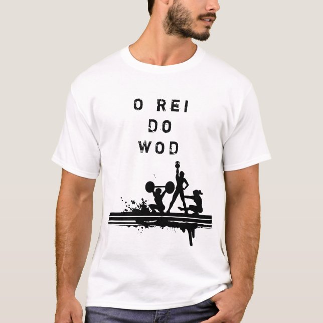 Camiseta crossfit Rei Do Wod (Frente)
