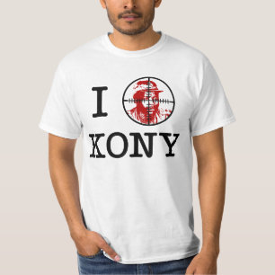 Camiseta Crosshairs 2012 do alvo de Kony Joseph Kony