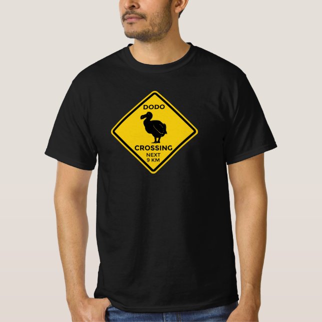 Camiseta Crossing Road sign Dodo (Frente)