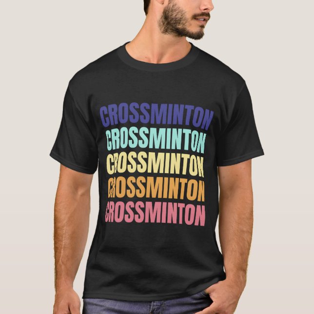 Camiseta Crossminton Speed Badminton Speedminton Sports fam (Frente)