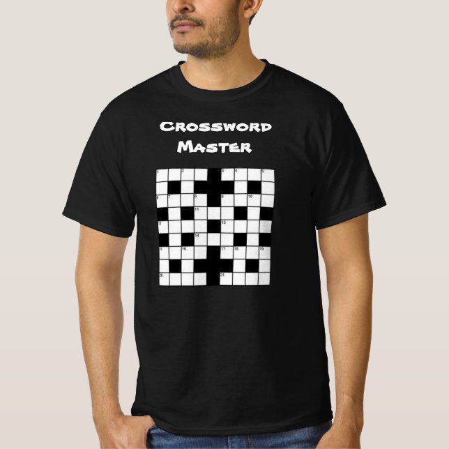 Camiseta Crossword Master (Frente)