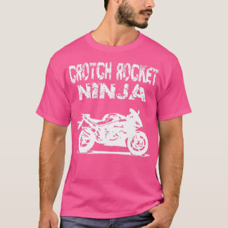 Camiseta Crotch Rocket Motorcycle Rider Ninja