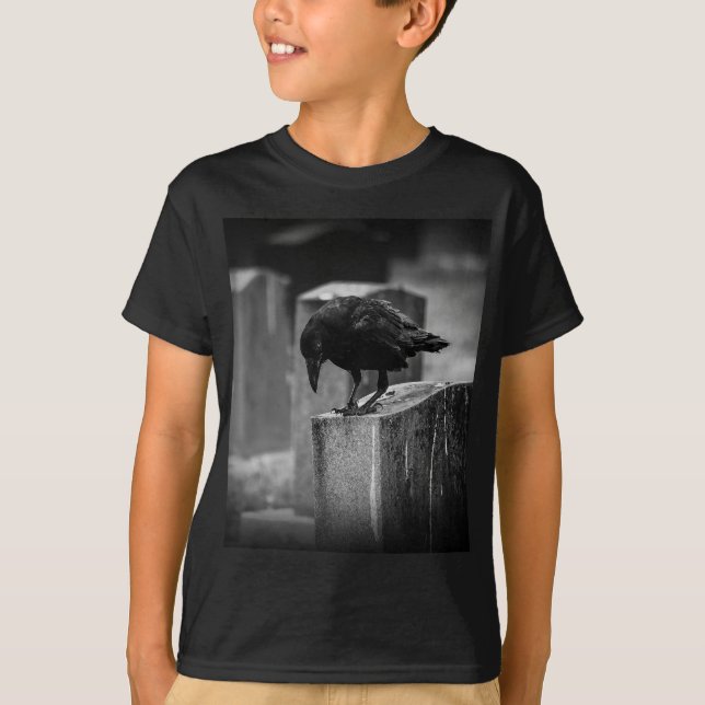 Camiseta Crow do Cemitério de Queda (Frente)