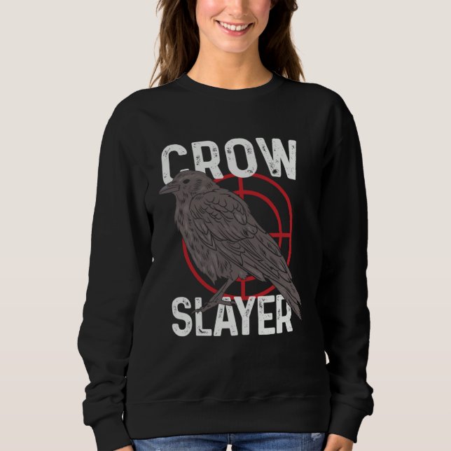 Camiseta Crow Hunting Shooting Season Hunter Slayer Raven B (Frente)