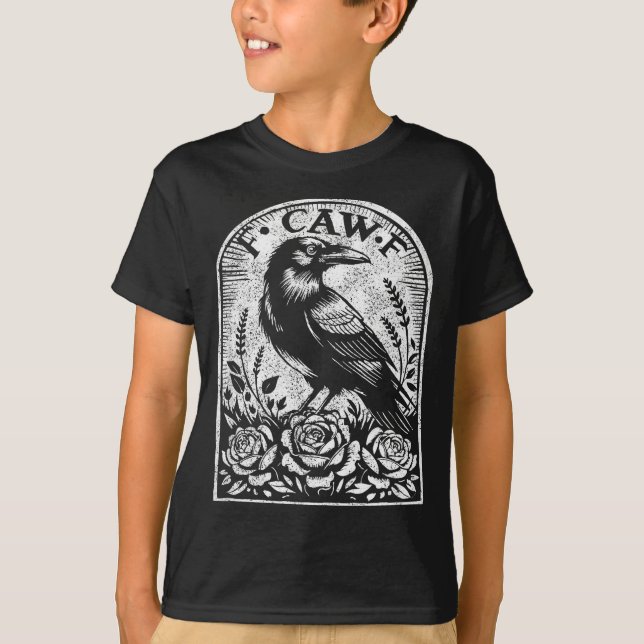 Camiseta Crow Raven F Caw F  (Frente)