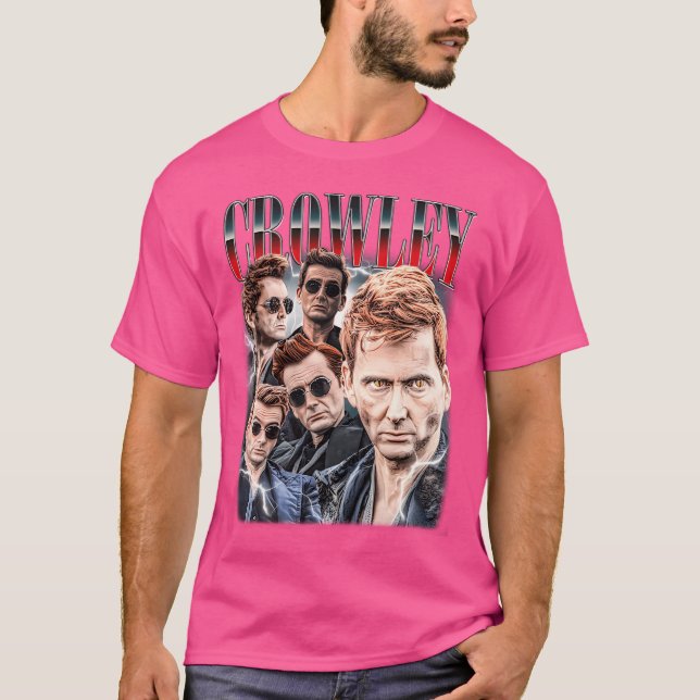 Camiseta Crowley Bootleg Vintage Shirt Kids (Frente)
