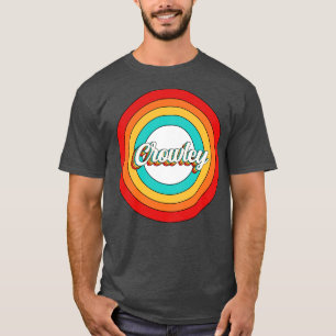 Camiseta Crowley Nome Shirt Vintage Crowley Circle