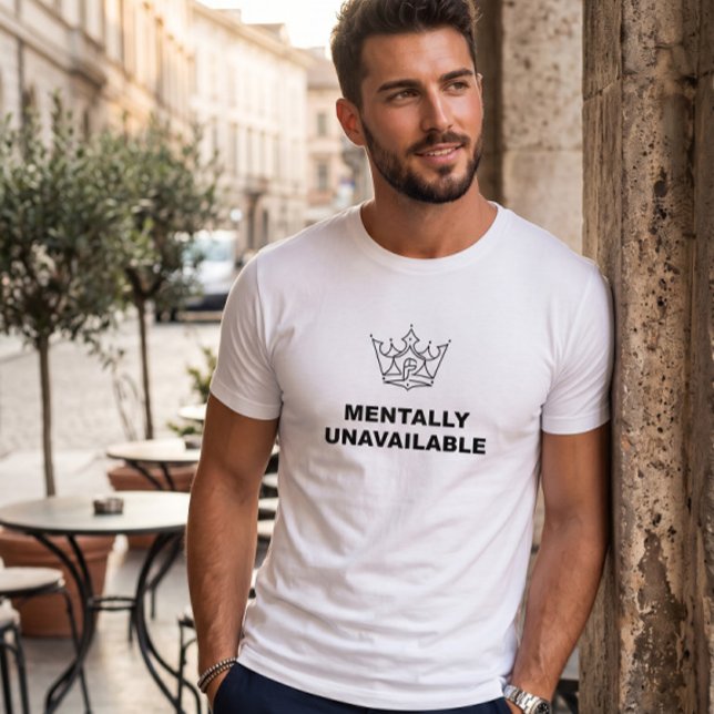 Camiseta Crown Mentalmente Indisponível Branco (Criador carregado)