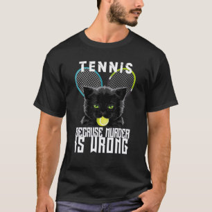 Camiseta Crtênis Ochet Porque O Assassinato É Um Gato Eng