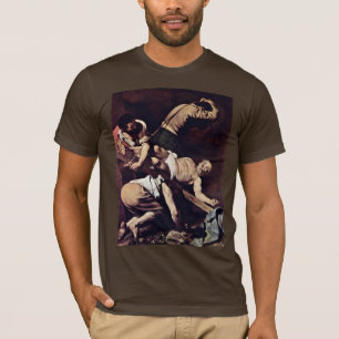 Camiseta Crucificação de St Peter por Michelangelo Merisi