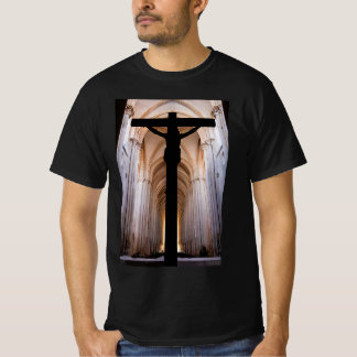 Camiseta Crucifixo com Jesus Cristo. Abadia de Alcobaca Gót