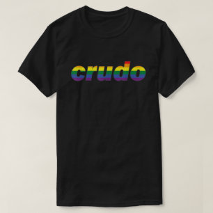 Camiseta Crudo Espanhol Lgbt Orgulho gay  