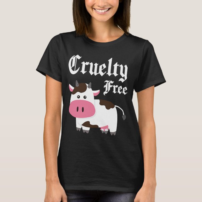 Camiseta Crueldade Livre Ir Vegan E Parar De Matar Animais (Frente)