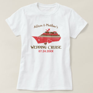 Camiseta Cruise de Casamento Personalizado