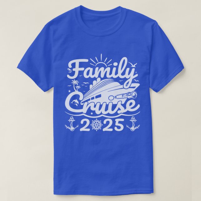 Camiseta Cruise Familiar 2025, Legal Funny Family Trip Crui (Frente do Design)