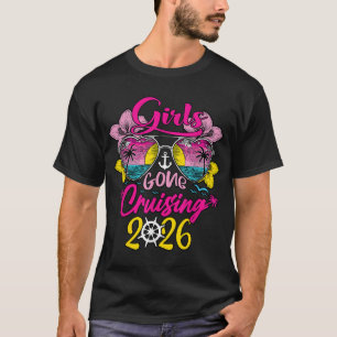 Camiseta Cruise Garotas Cruzeiros 2026 Viagem de Férias