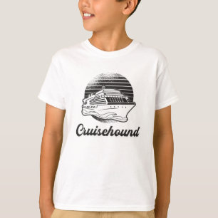 Camiseta Cruise Hound Cruise Navio Barco Yacht Funny