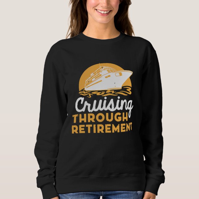 Camiseta Cruise Retirement Men Women Cruising Ship Vacation (Frente)